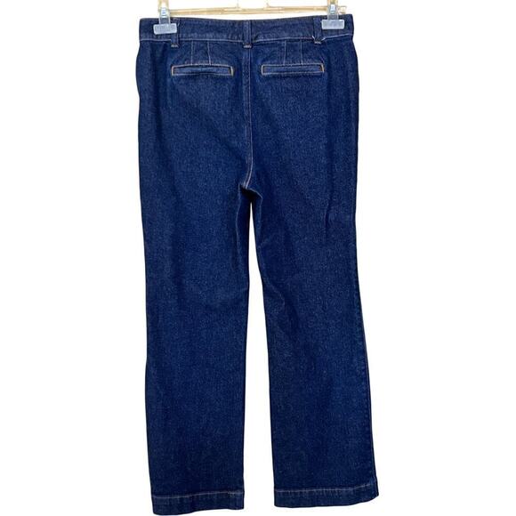 Talbots blue Flare jeans, 8P, normcore, staple, everyday, timeless, minimalist - Picture 1 of 7